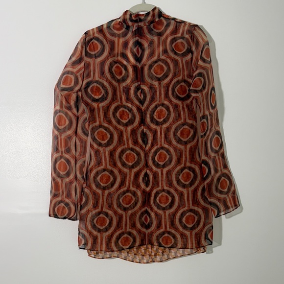 Zara Organza Mini Dress - Picture 7 of 8